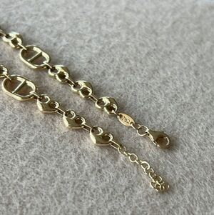 Gold Link Heart Accent Bracelet - Women Jewelry